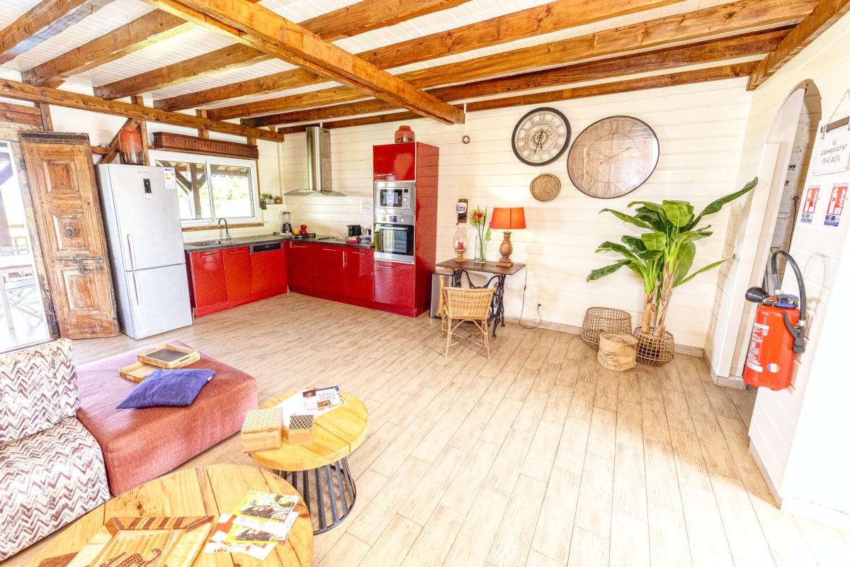 10.Location villa piscine Marie Galante Guadeloupe_Espace de vie